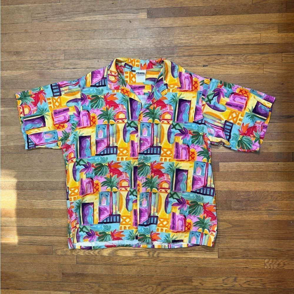 Vintage Colorful Hawaiian Shirt